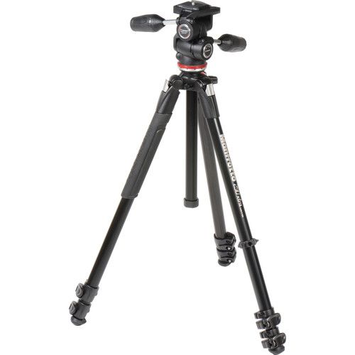  Manfrotto MK290XTA3-3WUS 290 Xtra Aluminum Tripod with 804 3-Way Pan/Tilt Head