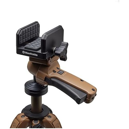  Manfrotto Alpha S.H.O.T Shooting Rests, Monopod and Tripods with Universal Shooting Rest Heads, Leg Lever Locks, Lightweight Aluminum and Carbon Construction for Hunting, Shooting and Outdoors