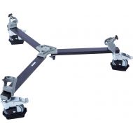 Manfrotto 114 Cine/Video Deluxe Dolly for 117X Tripod with 5-Inch Wheels - Replaces 3067,Black