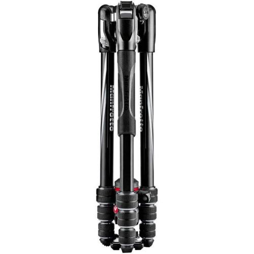  Manfrotto Befree Advanced Camera Tripod Kit with Twist Closure, Travel Tripod Kit with Ball Head, Portable and Compact, Camera Tripod in Aluminium for DSLR, Reflex, Mirrorless, Cam