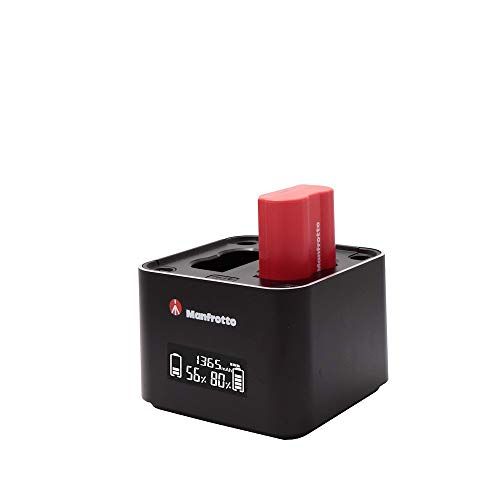  Manfrotto Pro Cube Professional Twin Charger, for DSLR Cameras,Compatible with Nikon