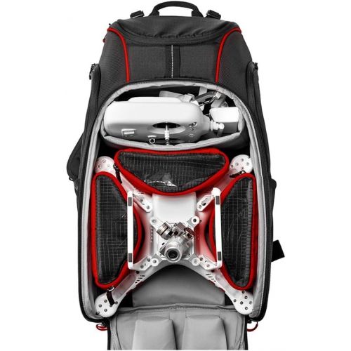  Manfrotto MB BP-D1 DJI Professional Video Equipment Cases Drone Backpack (Black),22 x 13 x 19