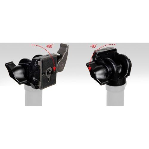  Manfrotto 234RC Monopod Swivel Head with Quick Release and Two Replacement Plates for The RC2 Rapid Connect Adapter
