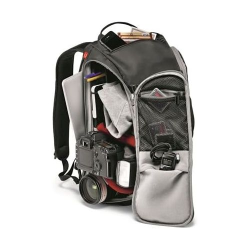  Manfrotto MB MA-BP-TRV Advanced Travel Backpack (Black),11.8 x 9.1 x 18.9 inches