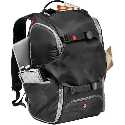  Manfrotto MB MA-BP-TRV Advanced Travel Backpack (Black),11.8 x 9.1 x 18.9 inches