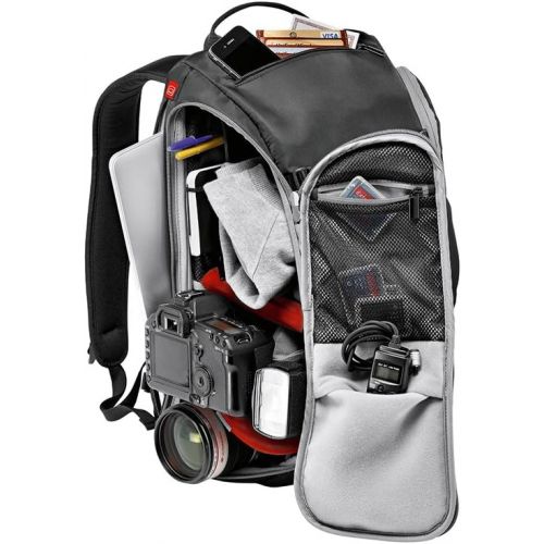  Manfrotto MB MA-BP-TRV Advanced Travel Backpack (Black),11.8 x 9.1 x 18.9 inches