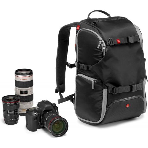  Manfrotto MB MA-BP-TRV Advanced Travel Backpack (Black),11.8 x 9.1 x 18.9 inches