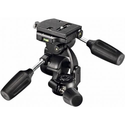  Manfrotto 3-Way Pan/Tilt Head with RC4 Quick Release Plate (808RC4)