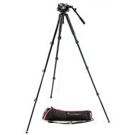 Manfrotto MVK504AQ 504 Aluminum Single Leg Video System (Black)