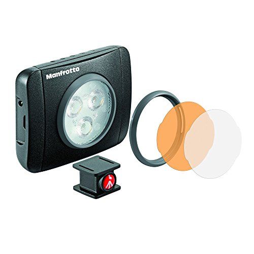  Manfrotto LUMIMUSE 3 LED Light and Accessories - Black