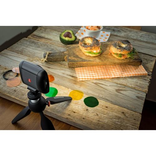  Manfrotto LUMIMUSE 3 LED Light and Accessories - Black