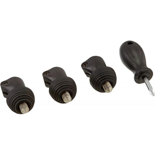  Manfrotto Reversible Rubber/Metal Spiked Feet for Select Tripods, Set of 3 (116SPK3)