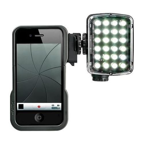  Manfrotto MKLKLYP5 KLYP Case for iPhone 5 with ML240 LED, Tripod and Light Connectors (Black)