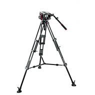Manfrotto 509HD Video Head with 545B Tripod Legs and Mid-Level Spreader
