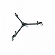 Manfrotto 181B Folding Auto Dolly for Twin Spiked Metal Feet Tripods (Black)