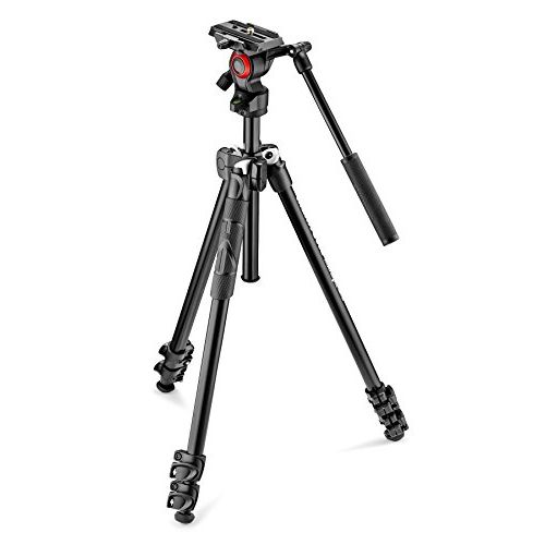  Manfrotto MK290LTA3-VUS BeFree Live Fluid Video Head with 290 Light Aluminum Tripod Kit