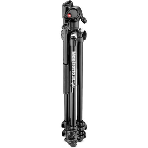  Manfrotto MK290LTA3-VUS BeFree Live Fluid Video Head with 290 Light Aluminum Tripod Kit