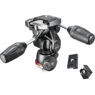 Manfrotto MH804-3W 3 Way head with Two Replacement Quick Release Plates for the RC2 Rapid Connect Adapter