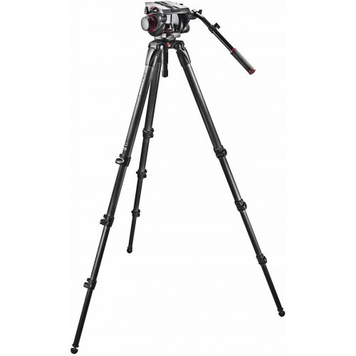  Manfrotto 509HD Video Head with 536 Carbon Fiber Tripod Legs