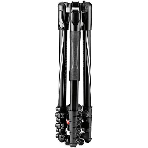  Manfrotto Befree Advanced Tripod MKBFRLA4BK-BH Befree Travel Tripod, Lever Lock with Ball Head for Canon, Nikon, Sony, DSLR, CSC, Mirrorless, Up to 8 kg with Tripod Bag, Lightweigh