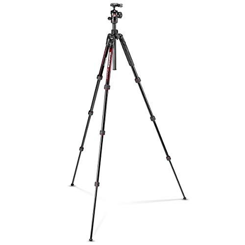  Manfrotto Befree Advanced Travel Aluminum Tripod with Ball Head (Twist Locks, Red)