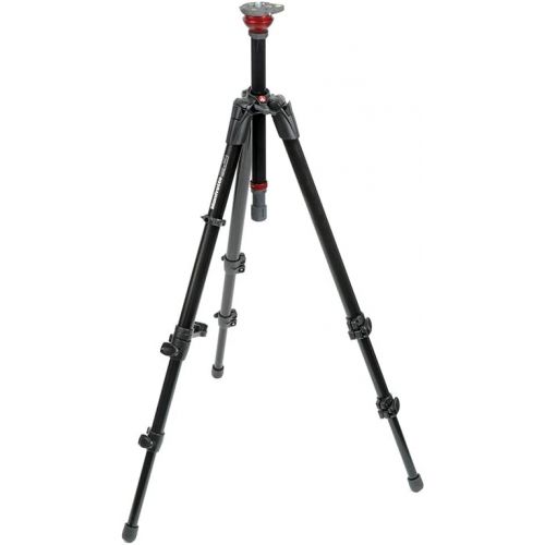  Manfrotto 755XB MDEVE Aluminum Tripod with Built in 50mm Ball Leveler,Black