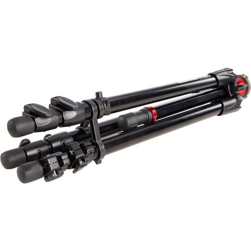  Manfrotto 755XB MDEVE Aluminum Tripod with Built in 50mm Ball Leveler,Black