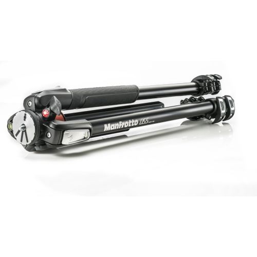  Manfrotto MK055XPRO3-3W 055 Kit Aluminium 3-Section Horizontal Column Tripod with 3-Way Head and Two ZAYKIR Quick Release Plates for the RC2 Rapid Connect Adapter