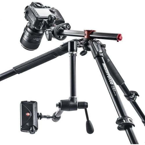  Manfrotto MT190XPRO3 Aluminum 3-Section Tripod ,Black