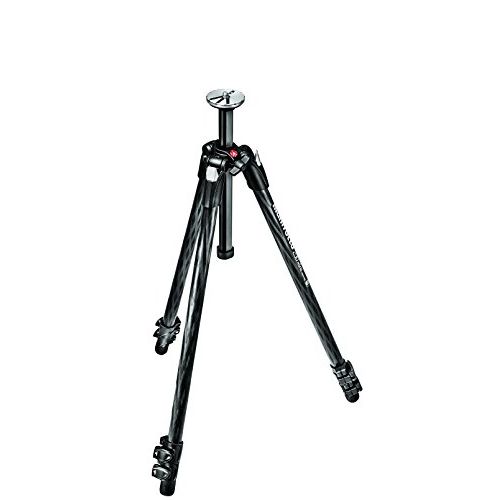  Manfrotto 290 Xtra Carbon Fiber 3-Section Tripod (MT290XTC3US),Black