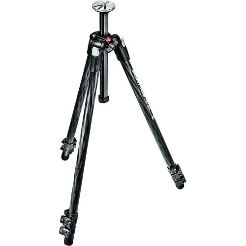  Manfrotto 290 Xtra Carbon Fiber 3-Section Tripod (MT290XTC3US),Black