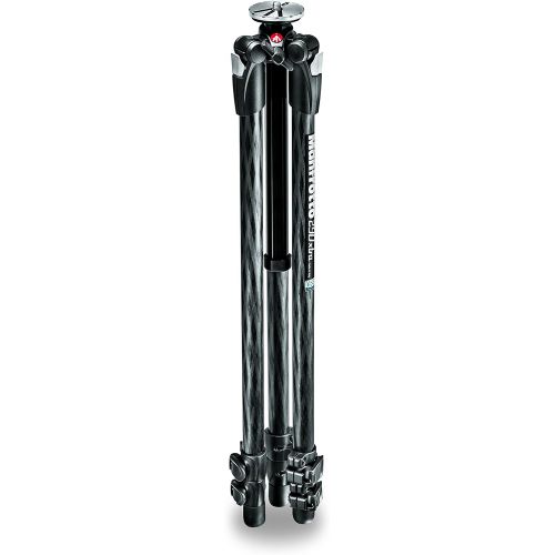  Manfrotto 290 Xtra Carbon Fiber 3-Section Tripod (MT290XTC3US),Black