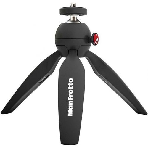  Manfrotto MTPIXI PIXI Mini Tripod, with ZAYKiR Universal Smartphone Tripod Adapter