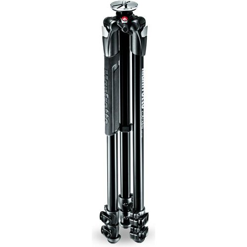  Manfrotto 290 Xtra Aluminum 3-Section Tripod Kit with Fluid Video Head (MK290XTA3-2WUS)