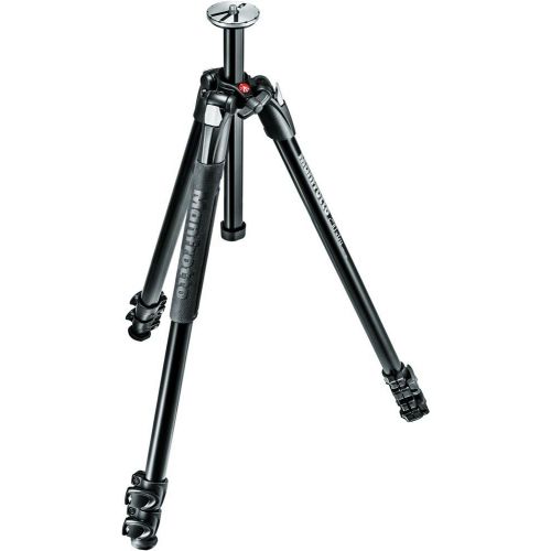  Manfrotto 290 Xtra Aluminum 3-Section Tripod Kit with Fluid Video Head (MK290XTA3-2WUS)