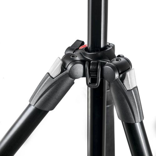  Manfrotto 290 Xtra Aluminum 3-Section Tripod Kit with Fluid Video Head (MK290XTA3-2WUS)