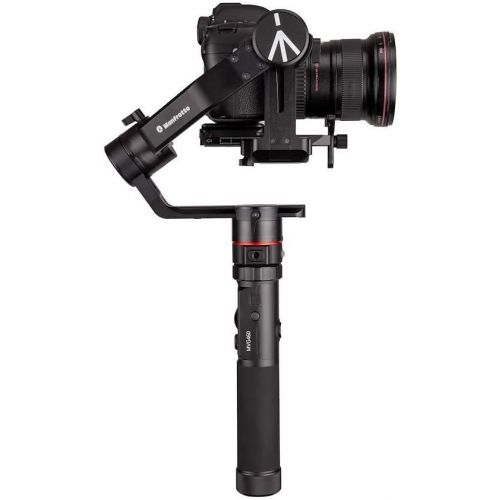  Manfrotto MVG460FFR - Pro Kit, Portable 3-Axis Professional Gimbal Stabiliser with Follow Focus and Remote Control, for Reflex Cameras, Holds up to 10.1 lbs, for Photographers, Vlo