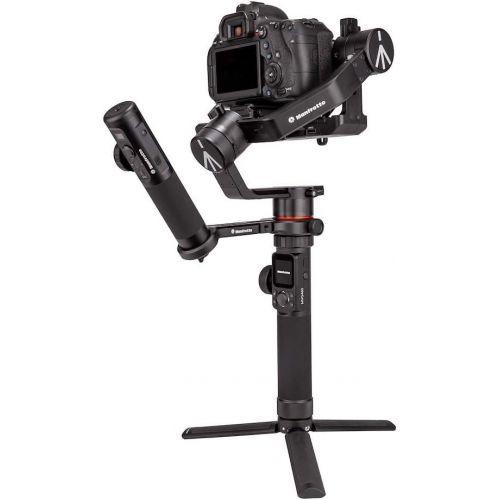  Manfrotto MVG460, Portable 3-Axis Professional Gimbal Stabiliser for Reflex Cameras, Ideal for Dynamic Filming, Holds up to 10.1 lbs, Perfect for Photographers, Vloggers and Blogge