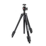 Manfrotto Compact Light Aluminum 4-Section Tripod Kit with Ball Head, Black (MKCOMPACTLT-BK)