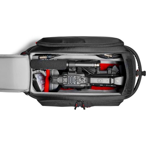  Visit the Manfrotto Store Manfrotto CC-193N PL, Shoulder Video Camera Bag for CC -193 Camcorders, Camera Bag for DSLR, Professional Video Cameras and Accessories, Compact, Compatible with Canon XF305, Sony