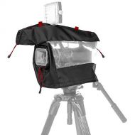 Visit the Manfrotto Store Manfrotto MB PL-CRC-14, Camera Rain Cover for DV Video Cameras, Waterproof and Transparent, Protects from Dust and Rain, for Photographers and Videographers - Black/Charcoal Grey
