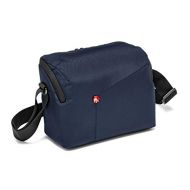 Visit the Manfrotto Store Manfrotto MB NX-SB-IIBU Shoulder Bag for DSLR Camera with Additional Lens (Blue)