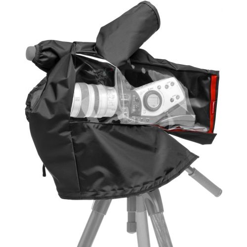  Visit the Manfrotto Store Manfrotto MB PL-CRC-12, Camera Rain Cover for Cameras and Camcorders, Waterproof, Protects from Dust and Rain, for Sony EX3 and Similar, for Photographers and Videographers - Black