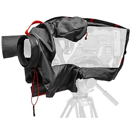  Visit the Manfrotto Store Manfrotto MB PL-RC-1 DSLR Camera Rain Cover, to Use with Video Cameras with a Professional Lens, Waterproof, Protects from Dust and Rain, for Photographers - Black/Charcoal Grey
