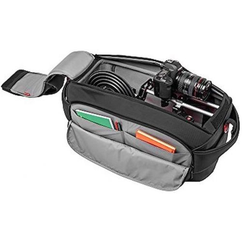  Visit the Manfrotto Store Manfrotto MB PL-CC-197, Pro-Light, Bag for ENG Video Cameras, Camera Bag for Reflex with Video Rig,with Ergonomic Design and Camera Protection System, for Photographers - Black/Cha