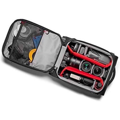  Visit the Manfrotto Store Manfrotto MB PL-RL-A50 Reloader Air 50 Professional Photography Roller Bag for DSLR, Reflex, CSC Premium Cameras, Trolley Holds up to 2 Cameras and Lenses, with a 15 Pocket for PC