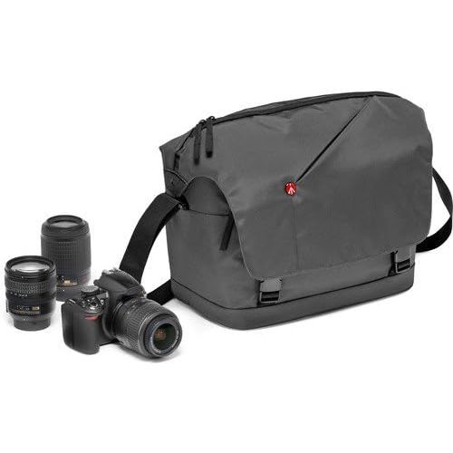  Visit the Manfrotto Store Manfrotto Lifestyle NX Messenger V2, Grey (MB NX-M-IGY-2)