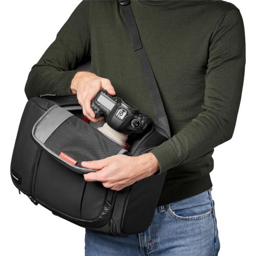  Visit the Manfrotto Store Manfrotto MB MA2-BP-FM Advanced²Camera and Laptop Fast Backpack, Double-Sided Access, for DSLR and Mirrorless and Standard Lenses, Convertible Padded Divider System, Tripod Attachm