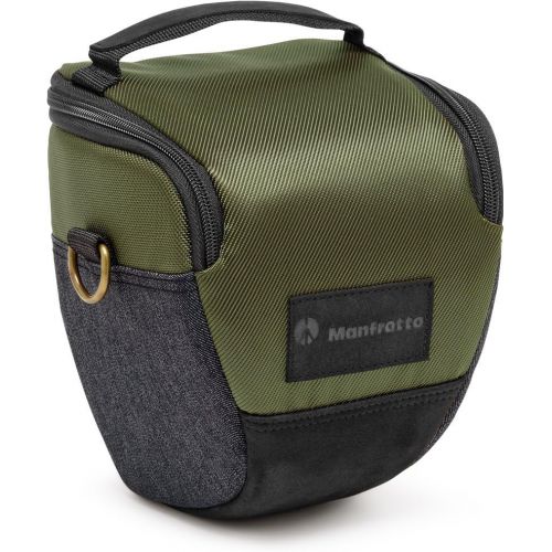  Visit the Manfrotto Store Manfrotto MB MS-H-IGR Holster for DSLR with Lens Attached (Green)