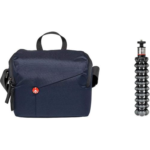  Manfrotto NX Shoulder Bag + Gorillapod 500, Blue